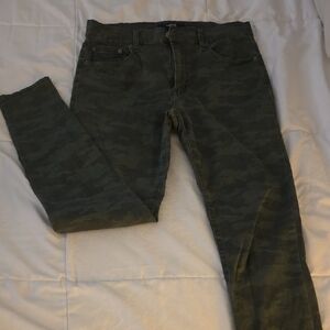 Aero Stretch High Rise Camouflage Jeans